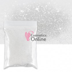Decor pentru unghii NADP021CC 10g sclipici glitter Alb Metalic